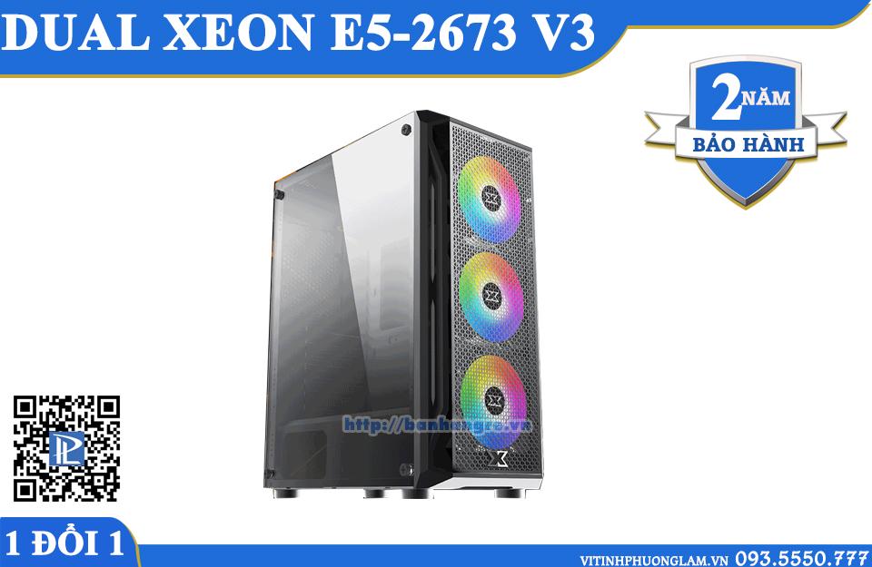 PL12- DUAL XEON E5-2673 V3 (48 LUỒNG) / DDR4 ECC 64GB / QUADRO K2200 (4GB)