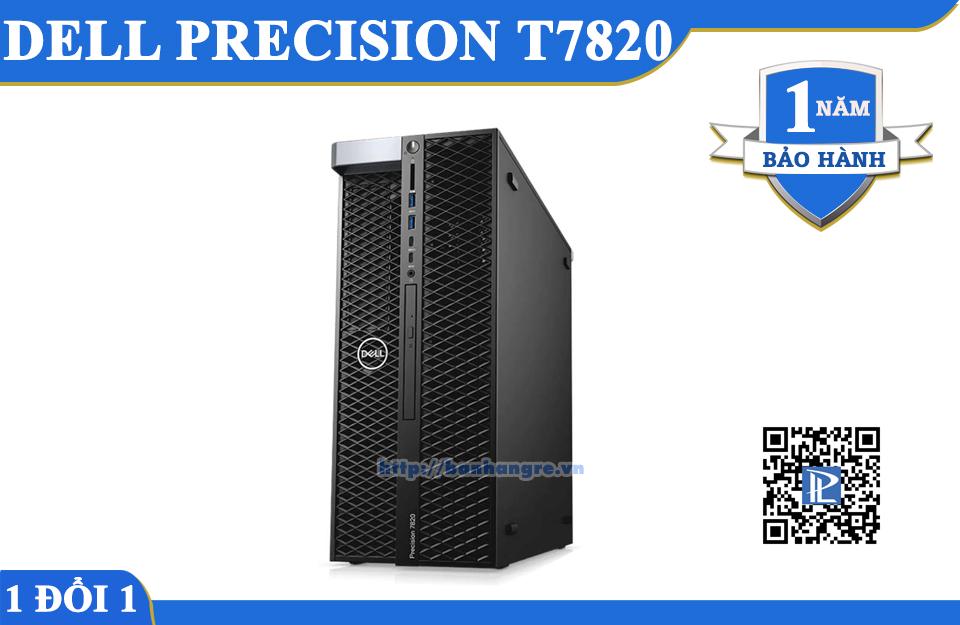 Máy Trạm Dell Precision T7820 / Dual Xeon Gold 6140 (2.3Ghz / 72 Luồng) / DDR4 128Gb / SSD NVme 1TB / Quadro P4000 (8GB)