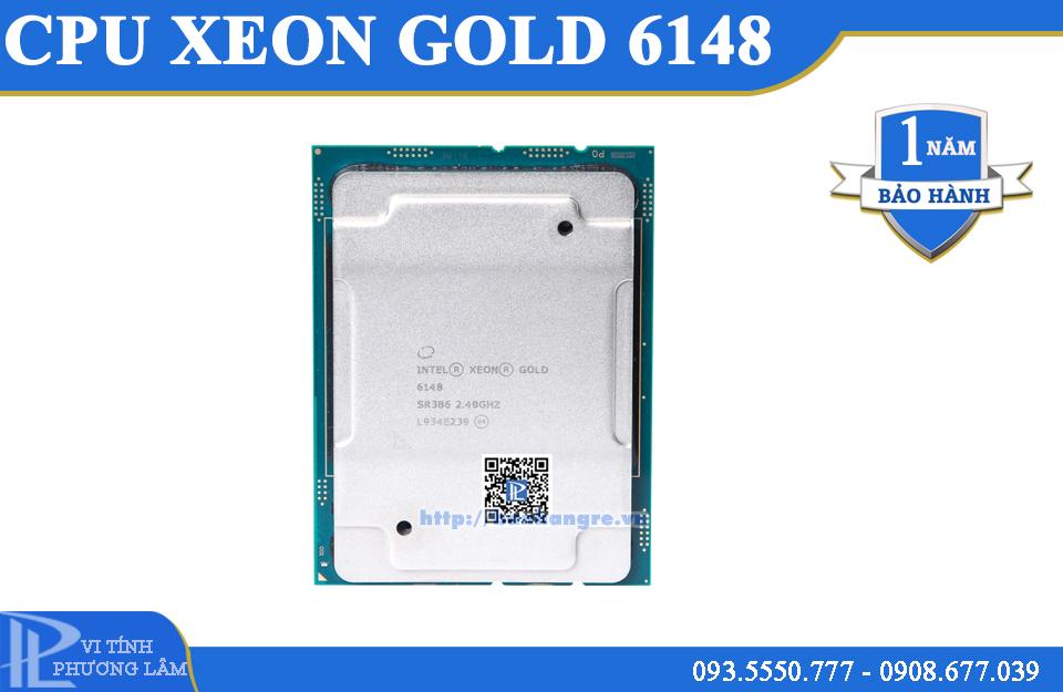 Intel Xeon Gold 6148 (2.40 GHz / 20 Lõi / 40 Luồng) Socket 3647