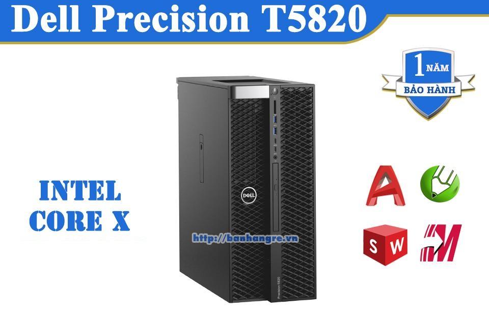 Máy Trạm Dell Precision T5820 | Core i7-9800X (3.8Ghz | 8 Core | 16 Luồng) | Ram DDR4 32Gb | Quadro M4000 8Gb | Chuyên Đồ Họa
