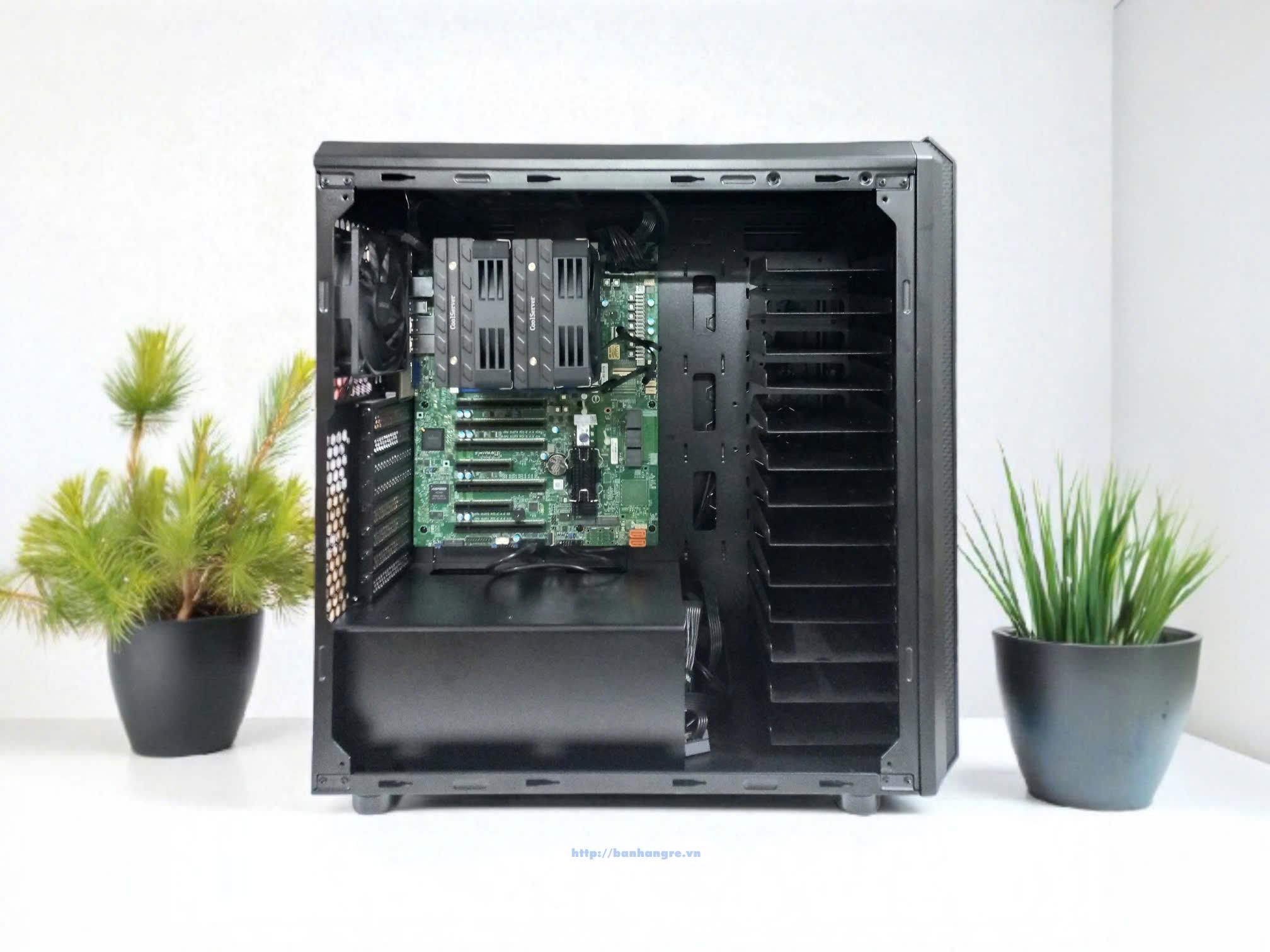 Server Tower AMD EPYC 7742 (64 Core / 128 Threads) | Main SuperMicro H12SSL-i Pcie 4.0 | Ram ECC 128GB | SSD Nvme 1TB